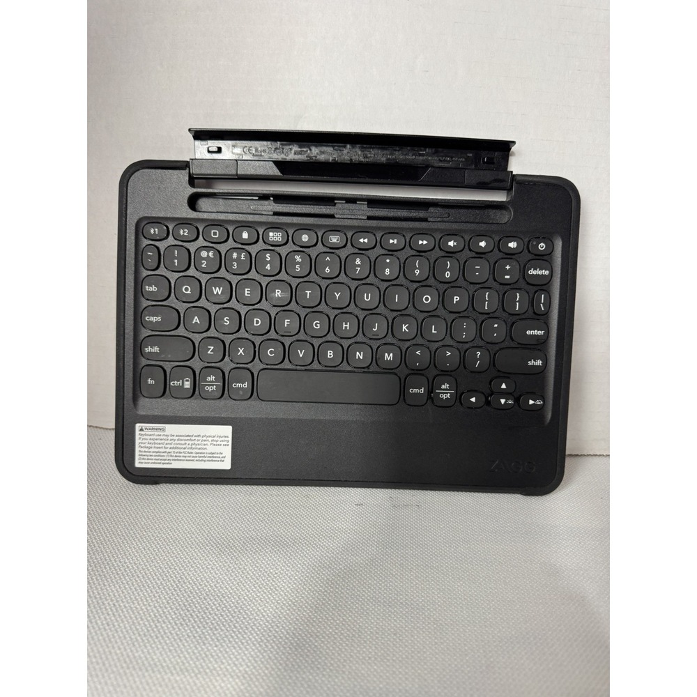 Zag QWERTY iPad Tablet‎ Keyboard 10.25 inches Untested